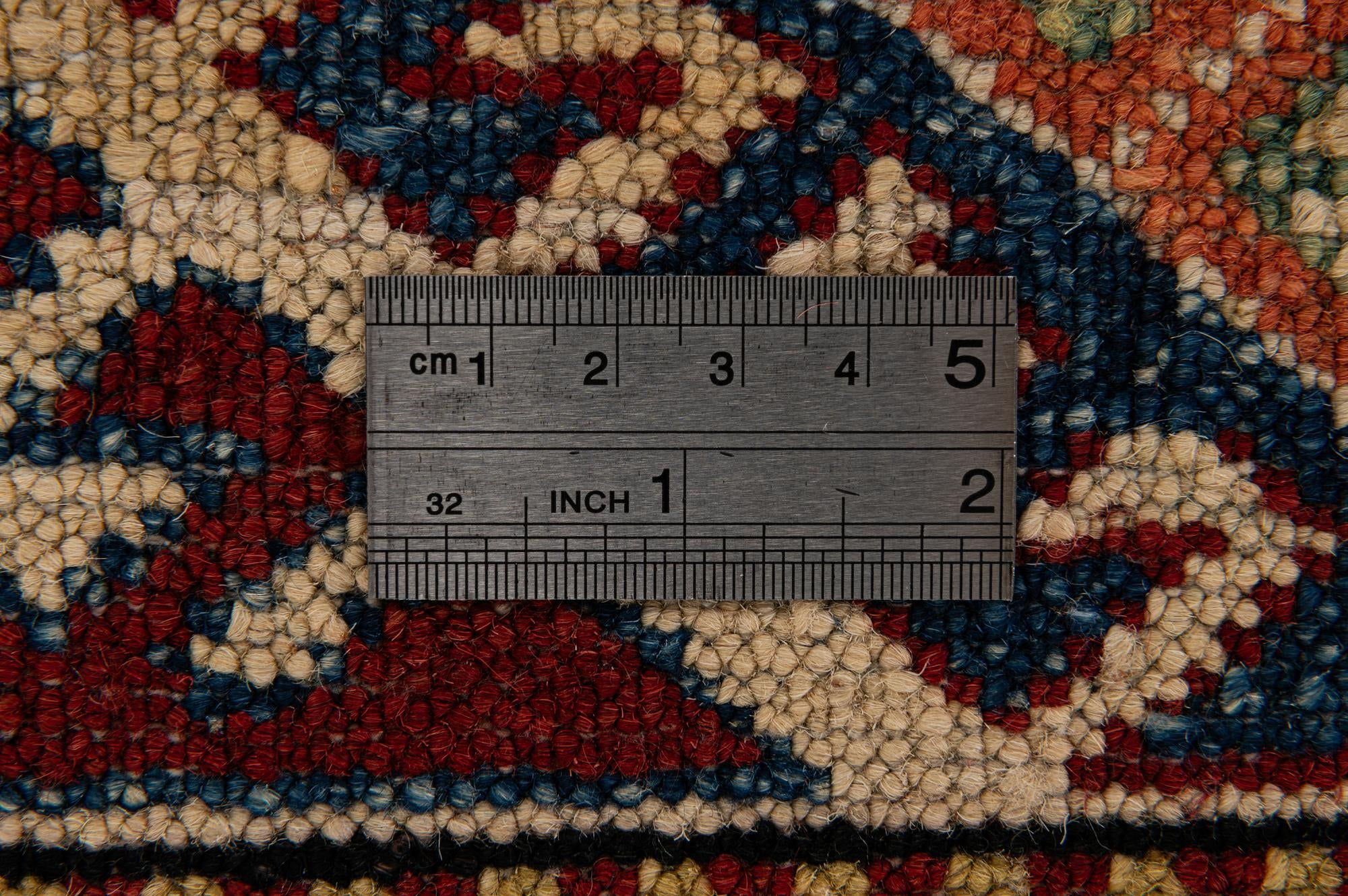 6' 3 x 7' 10 Hand Knotted Kazak Oriental Wool Rug