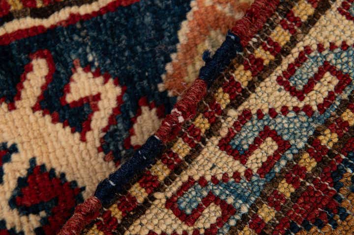 6' 3 x 7' 10 Hand Knotted Kazak Oriental Wool Rug