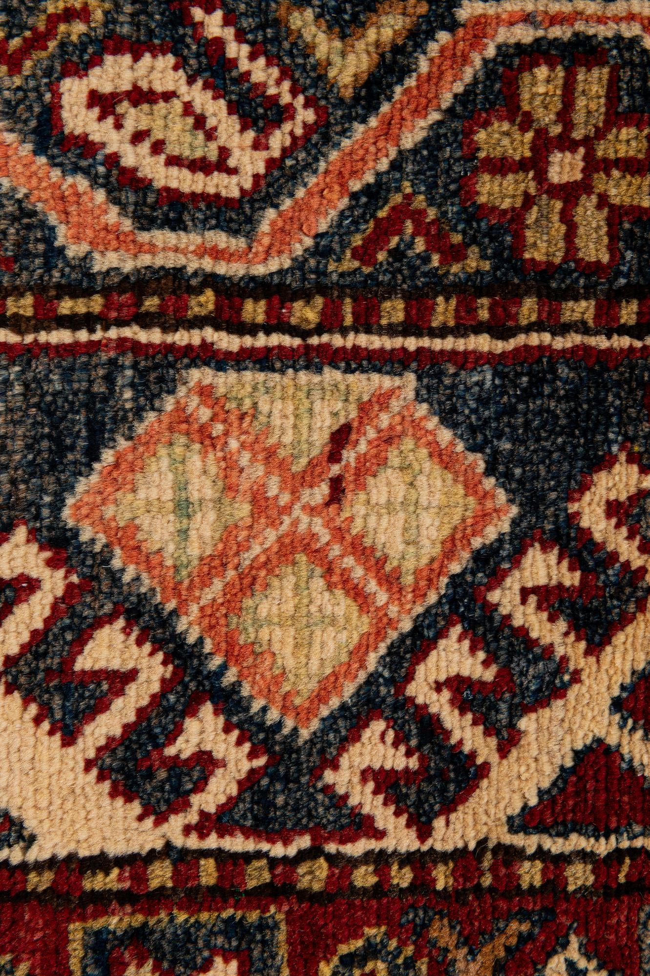 6' 3 x 7' 10 Hand Knotted Kazak Oriental Wool Rug