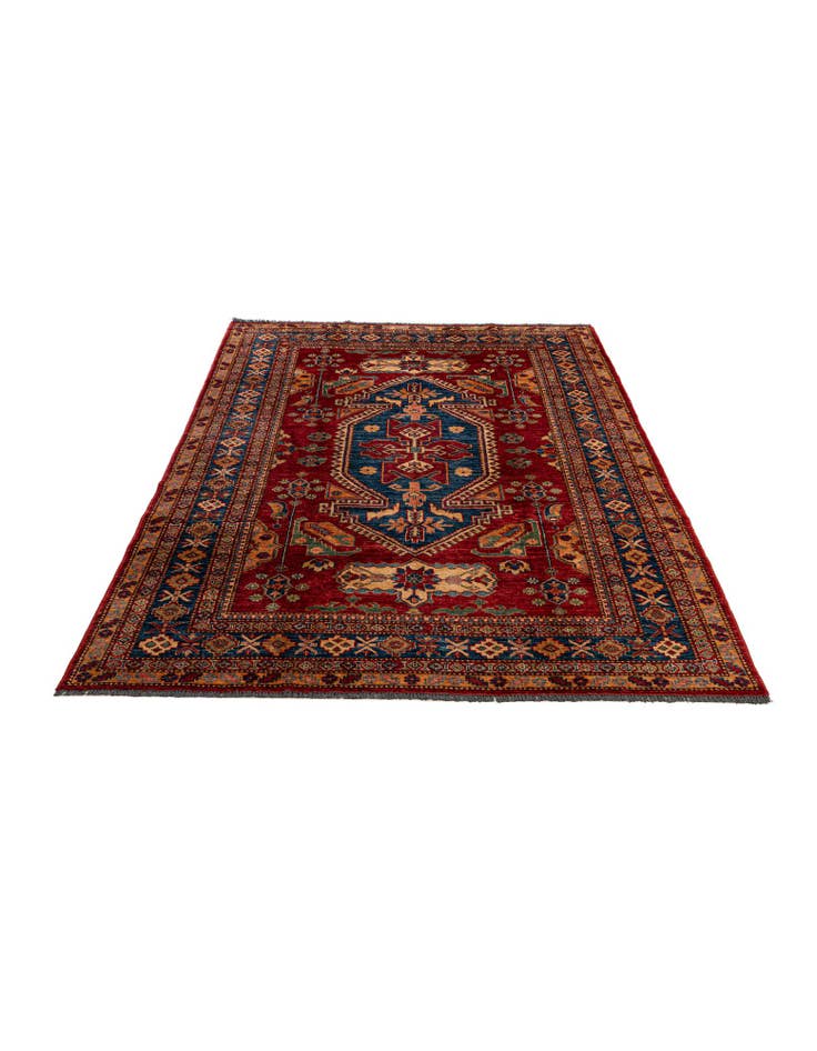 Detail image of 5' 11 x 8' 6 Hand Knotted Kazak Oriental Wool Rug