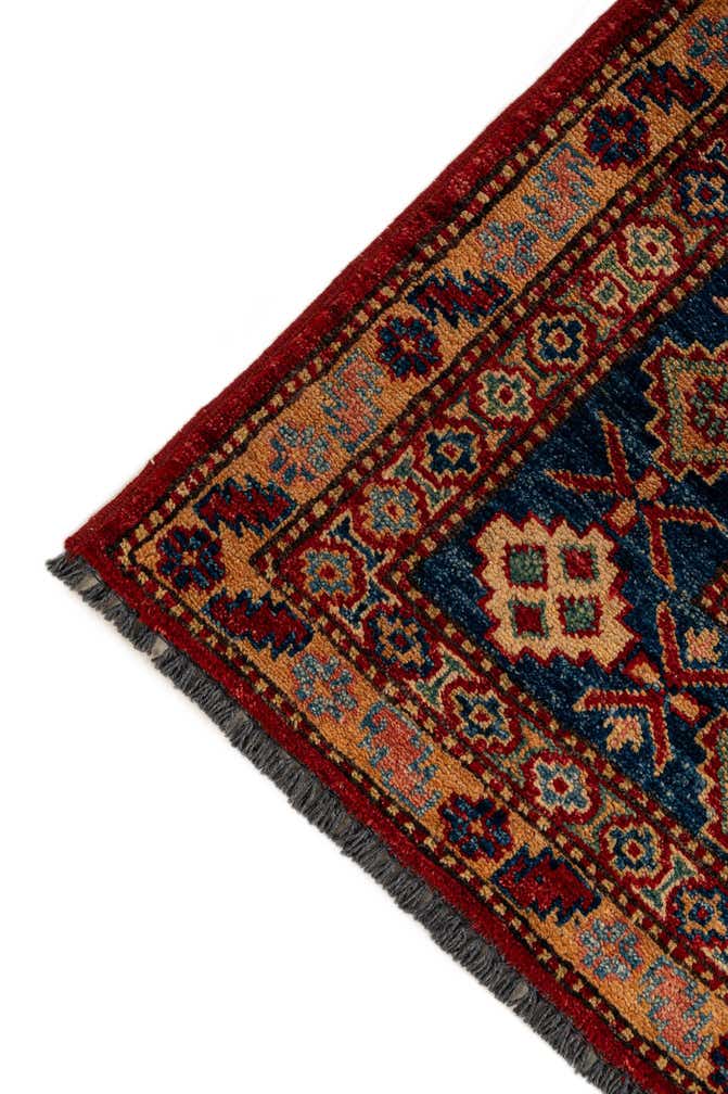 5' 11 x 8' 6 Hand Knotted Kazak Oriental Wool Rug