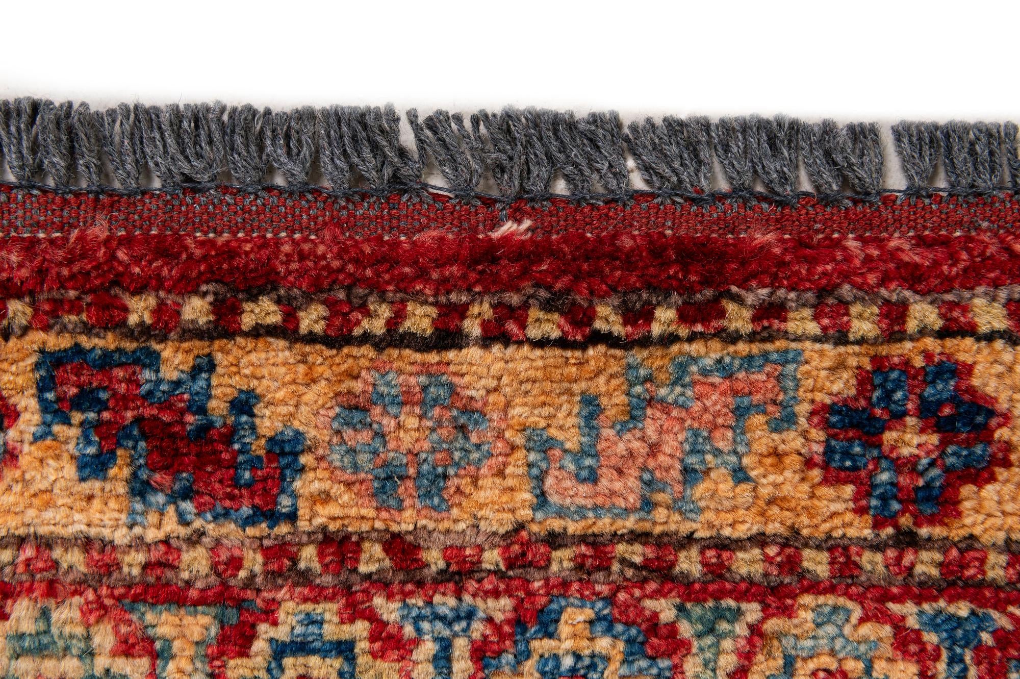 5' 11 x 8' 6 Hand Knotted Kazak Oriental Wool Rug