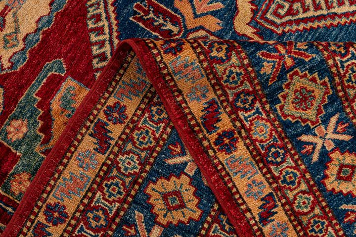 5' 11 x 8' 6 Hand Knotted Kazak Oriental Wool Rug