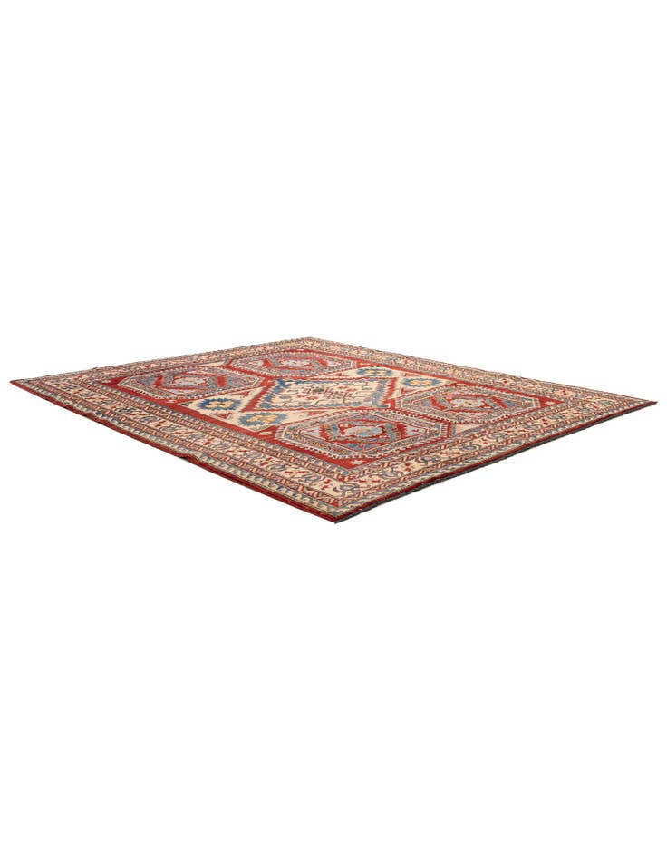 Detail image of 7' 1 x 8' 5 Hand Knotted Kazak Wool Rug