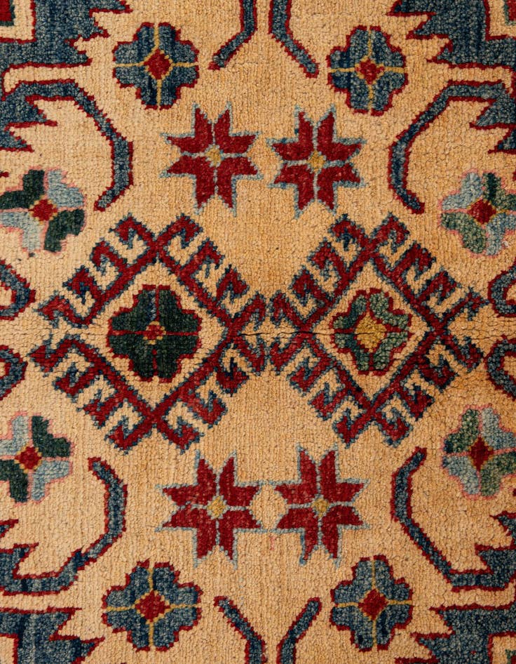 Detail image of 7' 1 x 8' 5  Hand Knotted Kazak Wool Rug