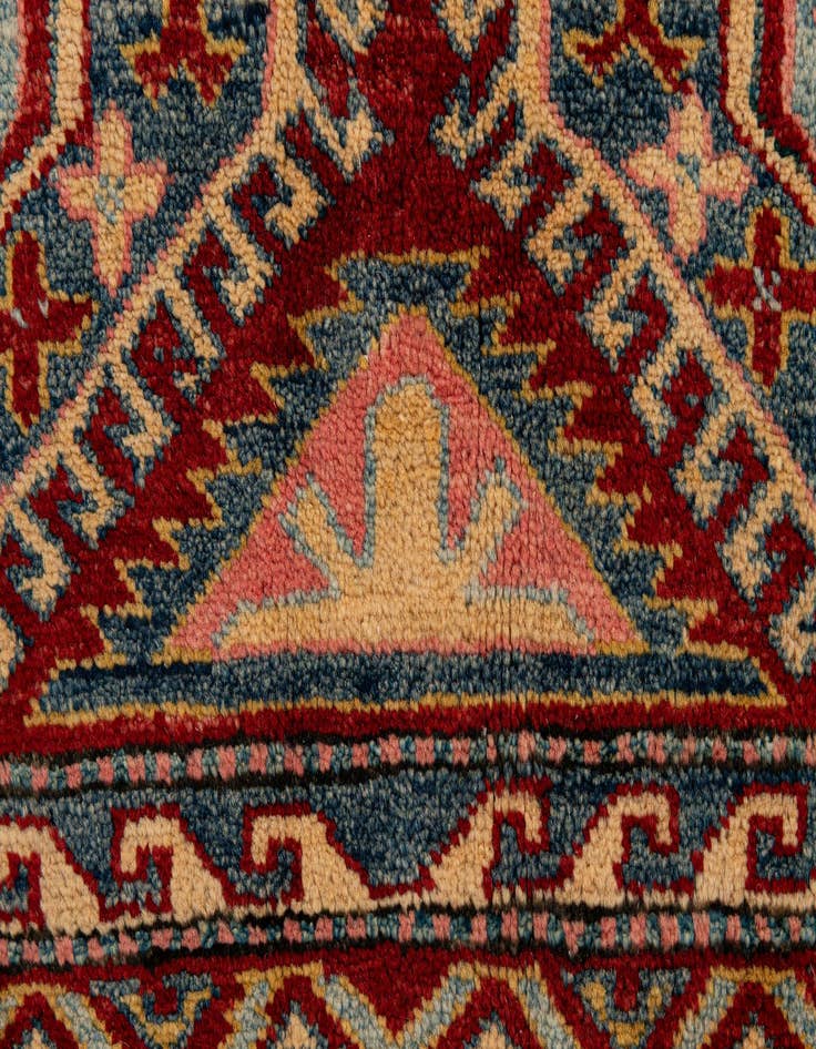 Detail image of 7' 1 x 8' 5  Hand Knotted Kazak Wool Rug