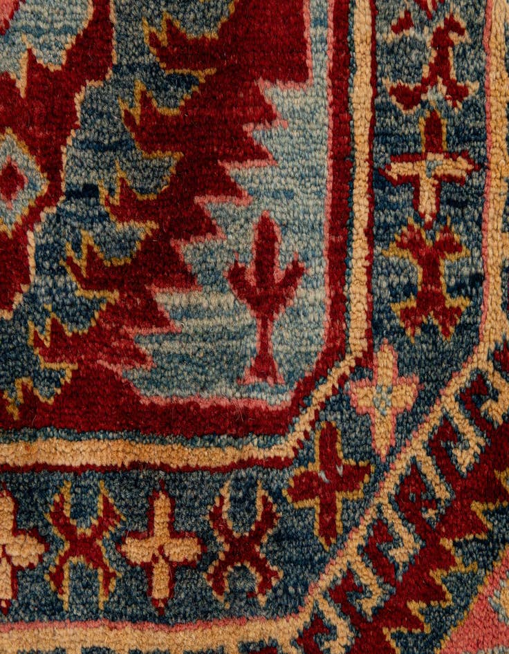 Detail image of 7' 1 x 8' 5  Hand Knotted Kazak Wool Rug