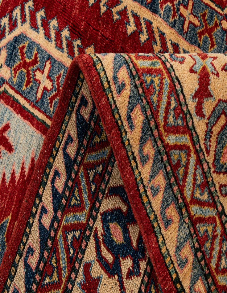 Detail image of 7' 1 x 8' 5  Hand Knotted Kazak Wool Rug