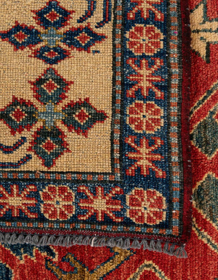 Detail image of 6' 1 x 8' 5 Hand Knotted Kazak Wool Rug