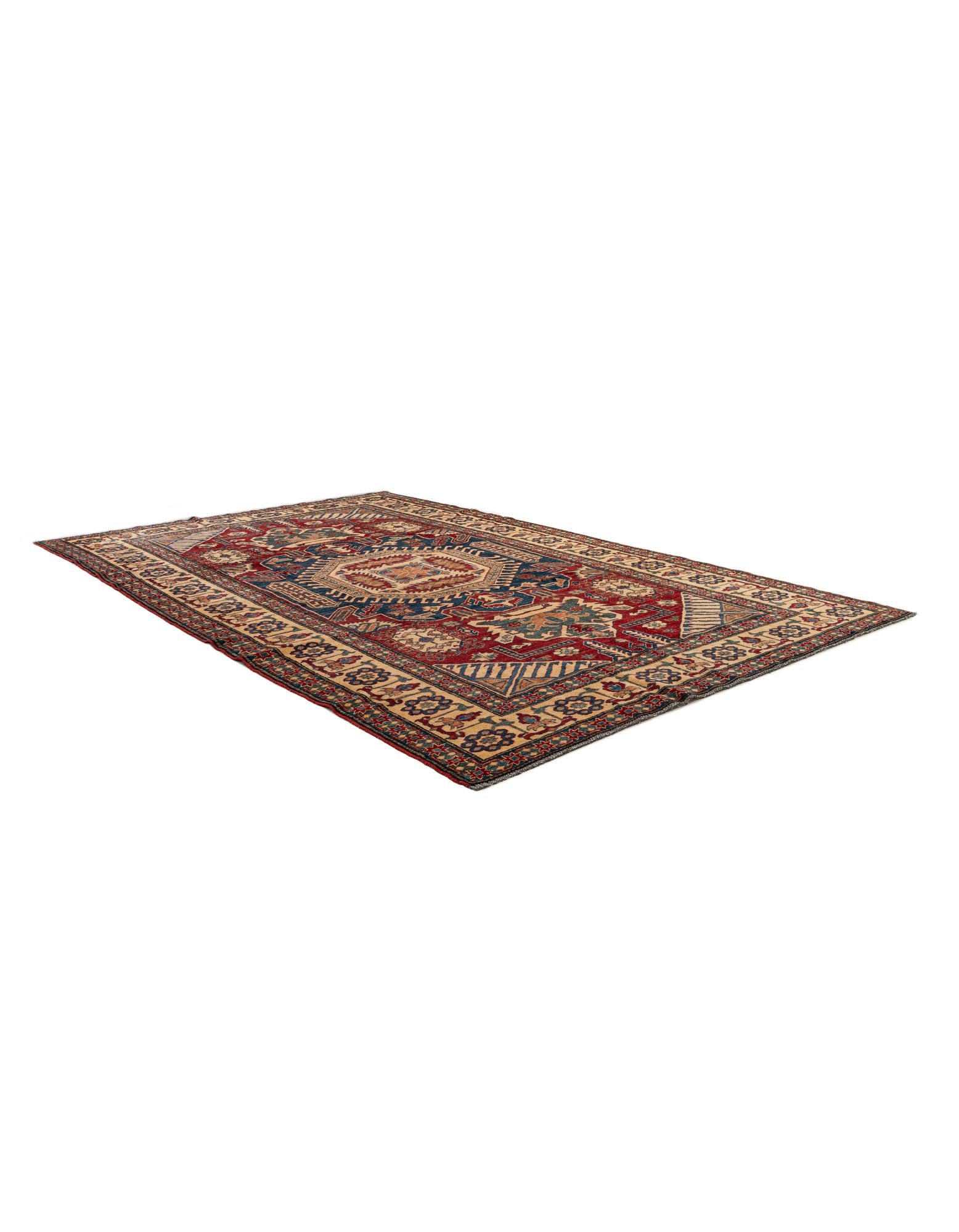 7' 1 x 11' Hand Knotted Kazak Oriental Wool Rug