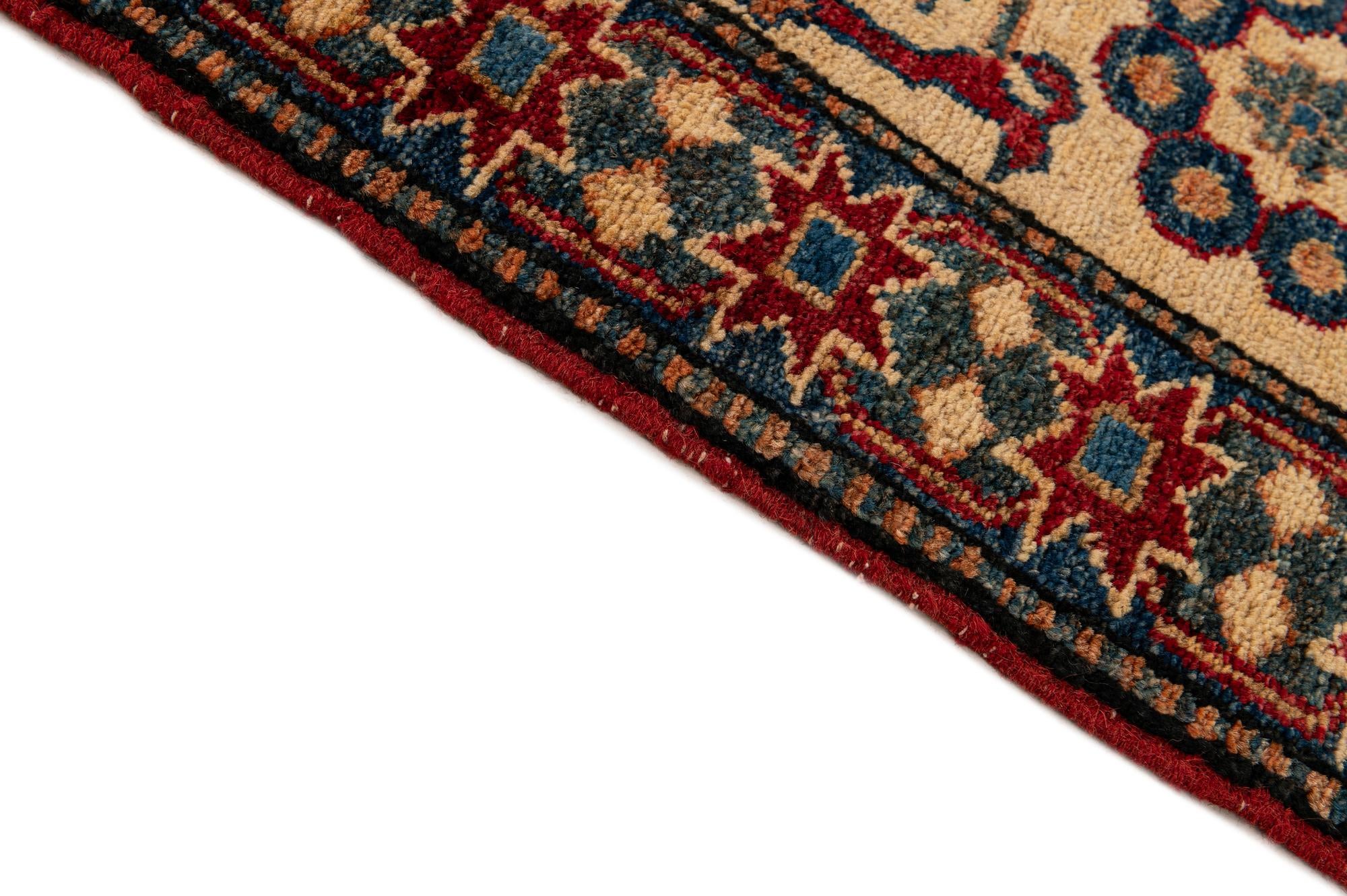 7' 1 x 11' Hand Knotted Kazak Oriental Wool Rug