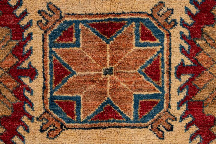 7' 1 x 11' Hand Knotted Kazak Oriental Wool Rug