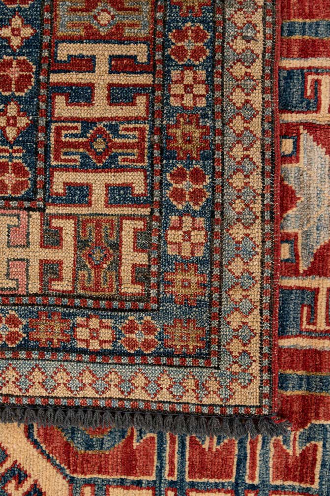 180cm x 230cm Handgeknüpft Kazak Wolle Teppich