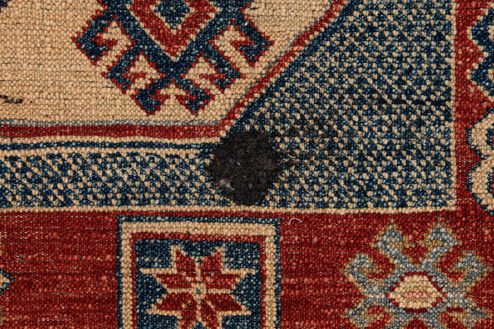 5' 10 x 7' 7 Hand Knotted Kazak Wool Rug