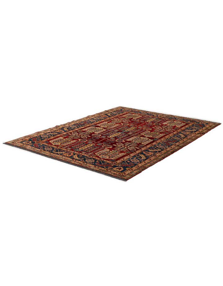 5' 11 x 7' 10 Hand Knotted Kazak Wool Rug