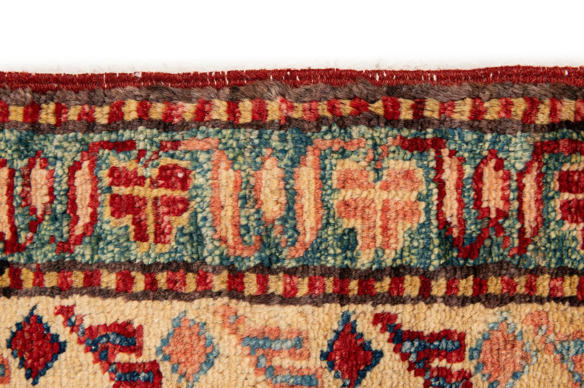 5' 11 x 7' 10 Hand Knotted Kazak Wool Rug