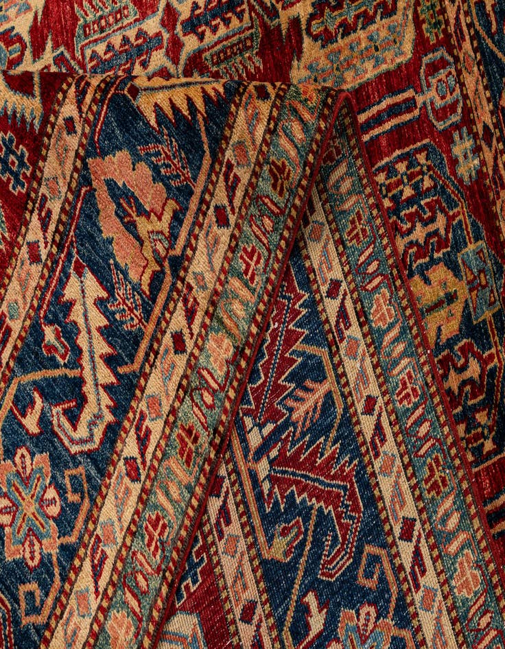 Detail image of 5' 11 x 7' 10  Hand Knotted Kazak Wool Rug