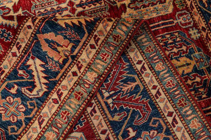 5' 11 x 7' 10 Hand Knotted Kazak Wool Rug
