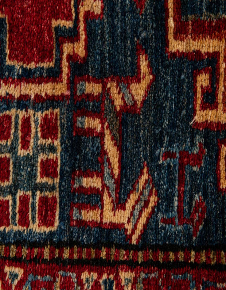 Detail image of 5' 3 x 6' 7  Hand Knotted Kazak Wool Rug