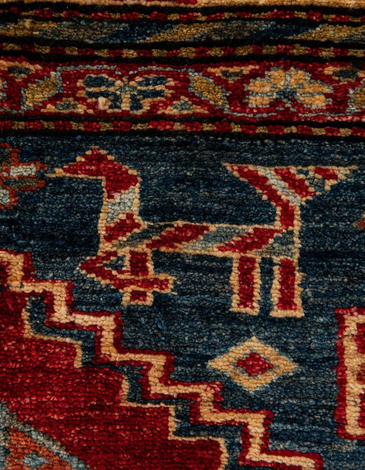 Detail image of 5' 3 x 6' 7  Hand Knotted Kazak Wool Rug