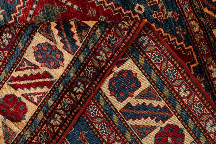 5' 3 x 6' 7 Hand Knotted Kazak Wool Rug