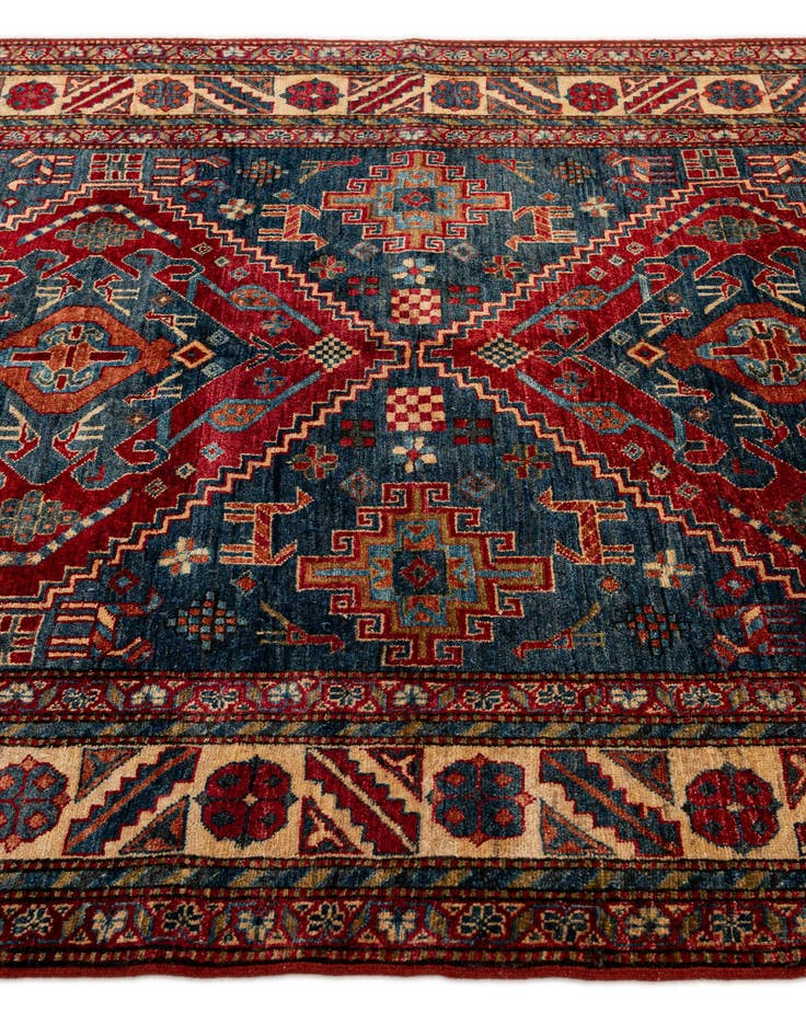 Detail image of 5' 3 x 6' 7  Hand Knotted Kazak Wool Rug