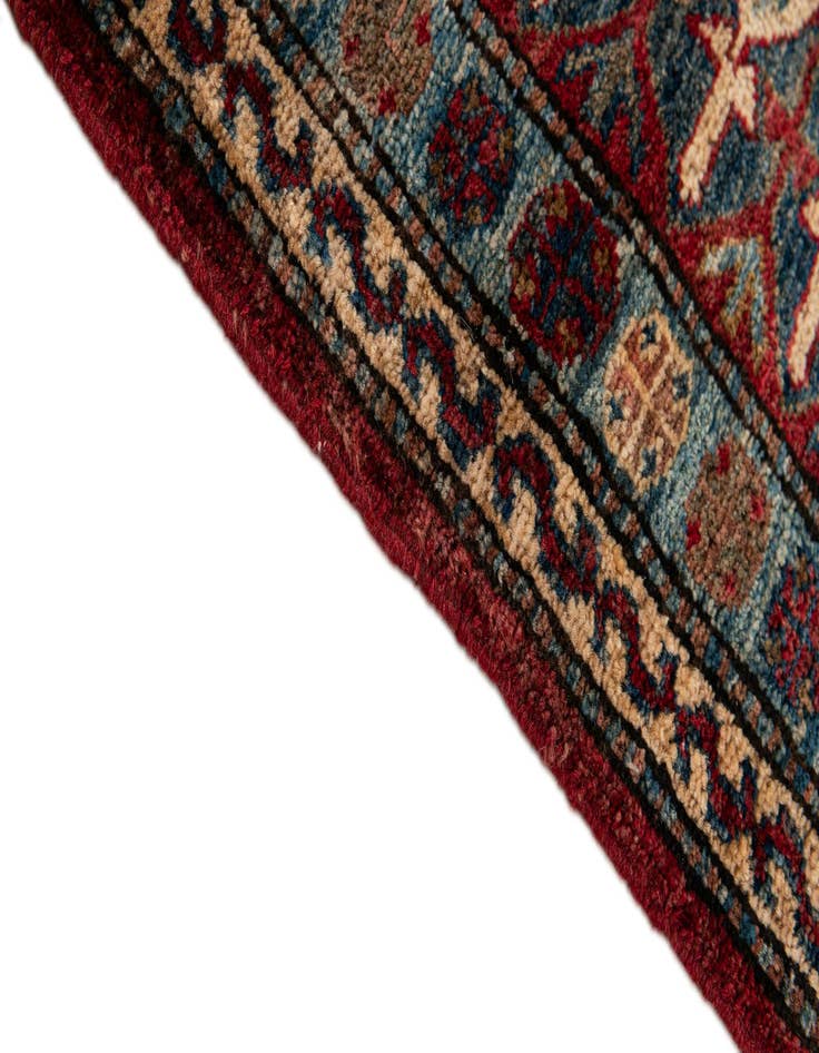 Detail image of 4' 11 x 7' 5  Hand Knotted Kazak Wool Rug