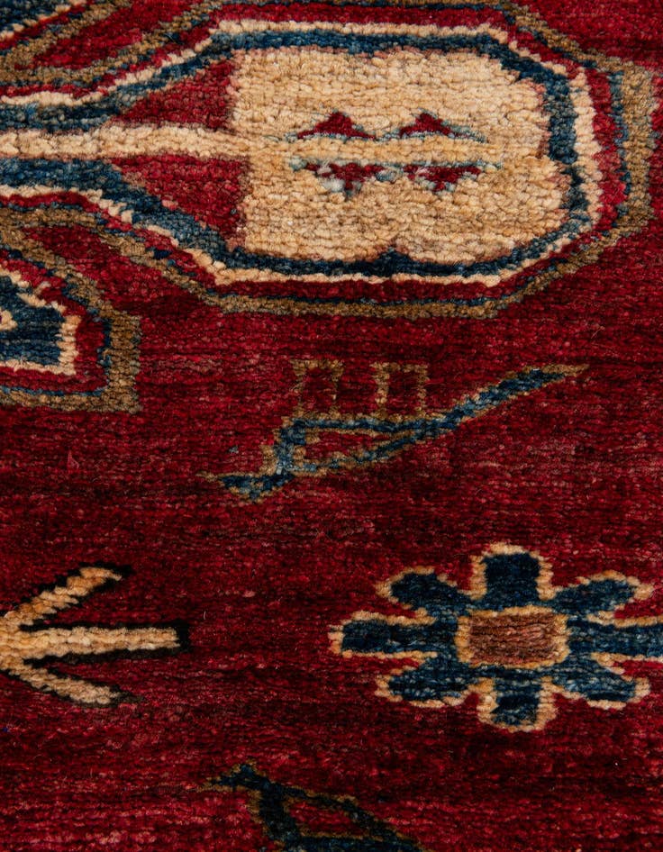Detail image of 4' 11 x 7' 5  Hand Knotted Kazak Wool Rug