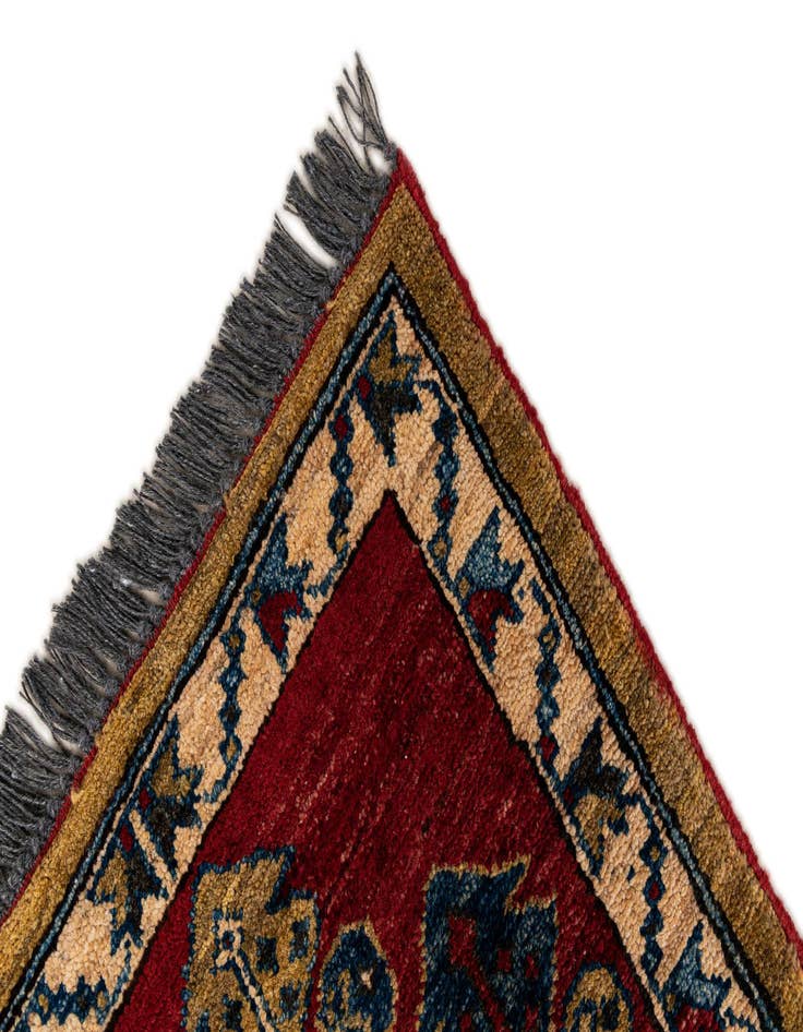 Detail image of 1' 11 x 3' 7  Hand Knotted Kazak Wool Rug