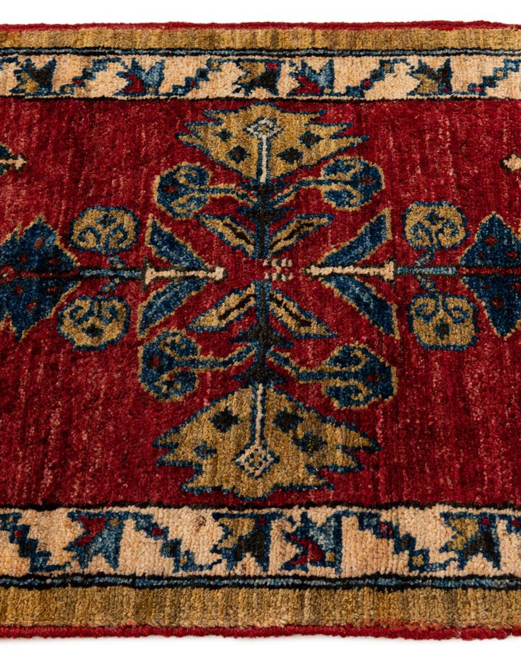 Detail image of 1' 11 x 3' 7  Hand Knotted Kazak Wool Rug
