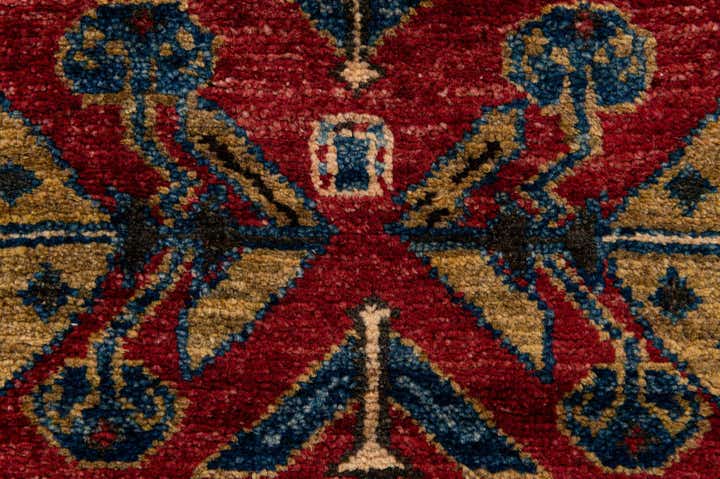 1' 11 x 3' 6 Hand Knotted Kazak Wool Rug