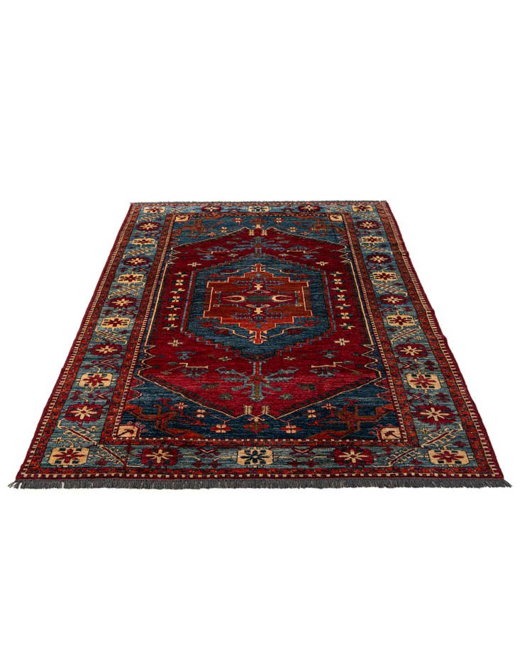 Detail image of 6' 8 x 10' 3 Hand Knotted Kazak Wool Rug