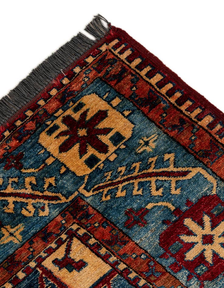 Detail image of 6' 8 x 10' 3  Hand Knotted Kazak Wool Rug