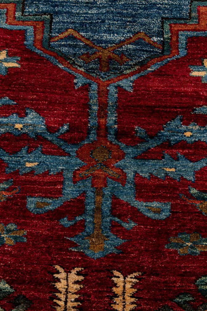 6' 8 x 10' 3 Hand Knotted Kazak Wool Rug