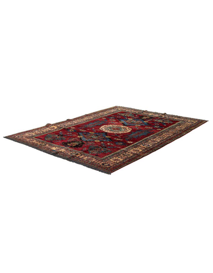 Detail image of 6' 9 x 9' 8 Hand Knotted Kazak Wool Rug