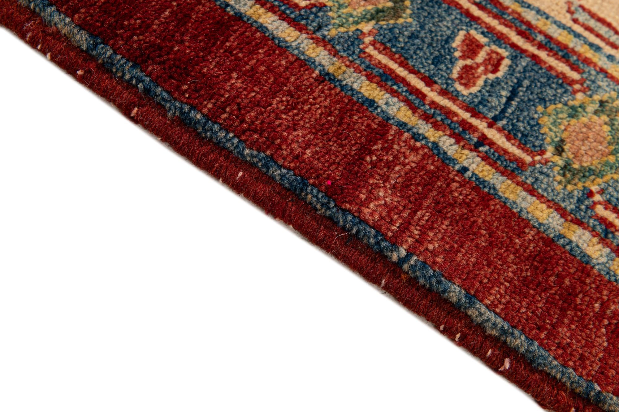 7' 5 x 9' 6 Hand Knotted Kazak Wool Rug