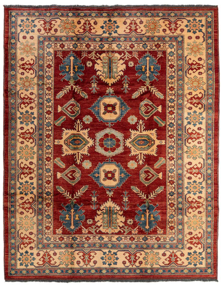 Detail image of 7' 5 x 9' 6 Hand Knotted Kazak Wool Rug