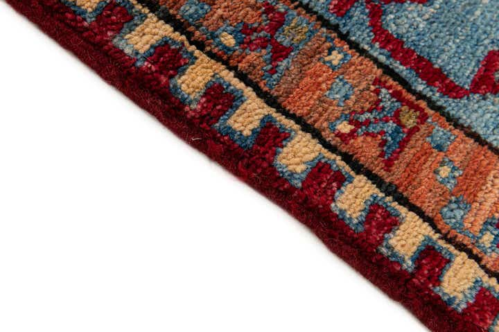 6' 8 x 9' 9 Hand Knotted Kazak Wool Rug