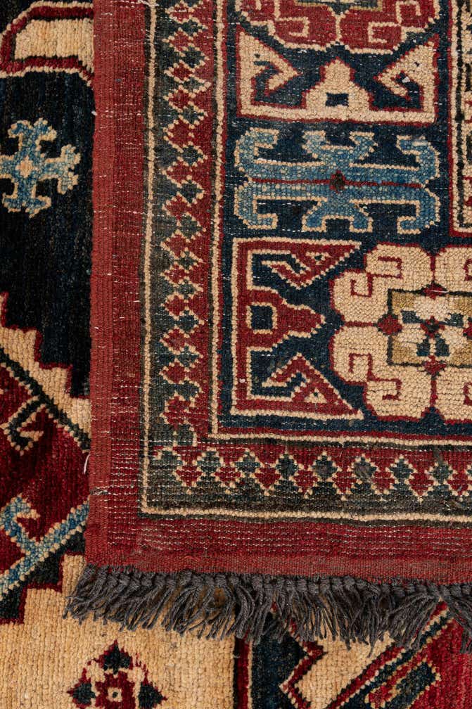 6' 9 x 10' 3 Hand Knotted Kazak Wool Rug