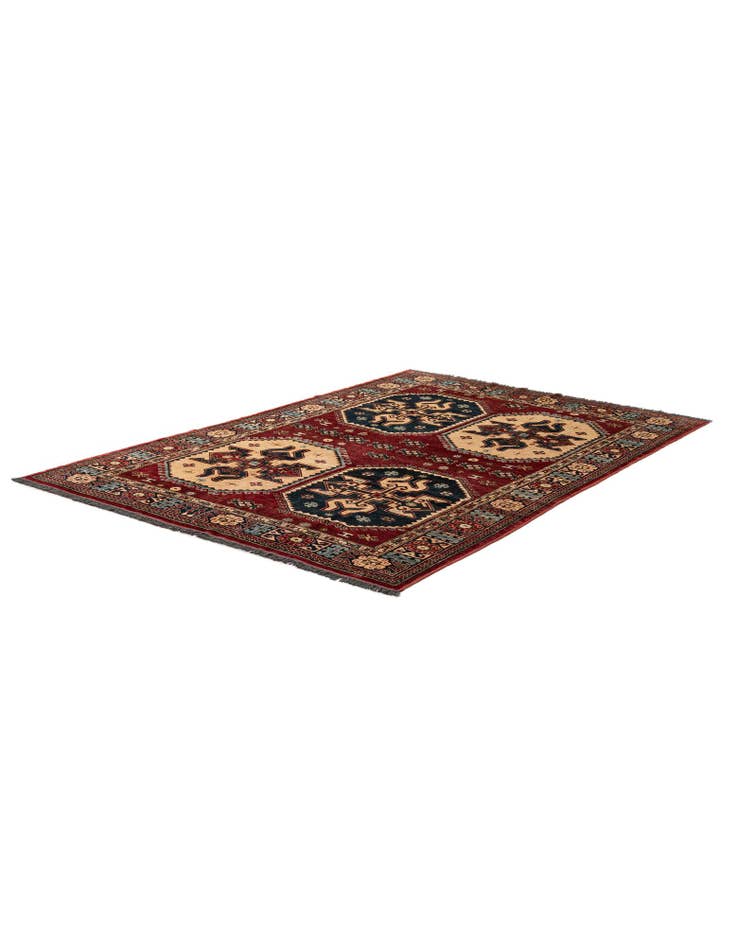 Detail image of 6' 9 x 10' 3 Hand Knotted Kazak Wool Rug