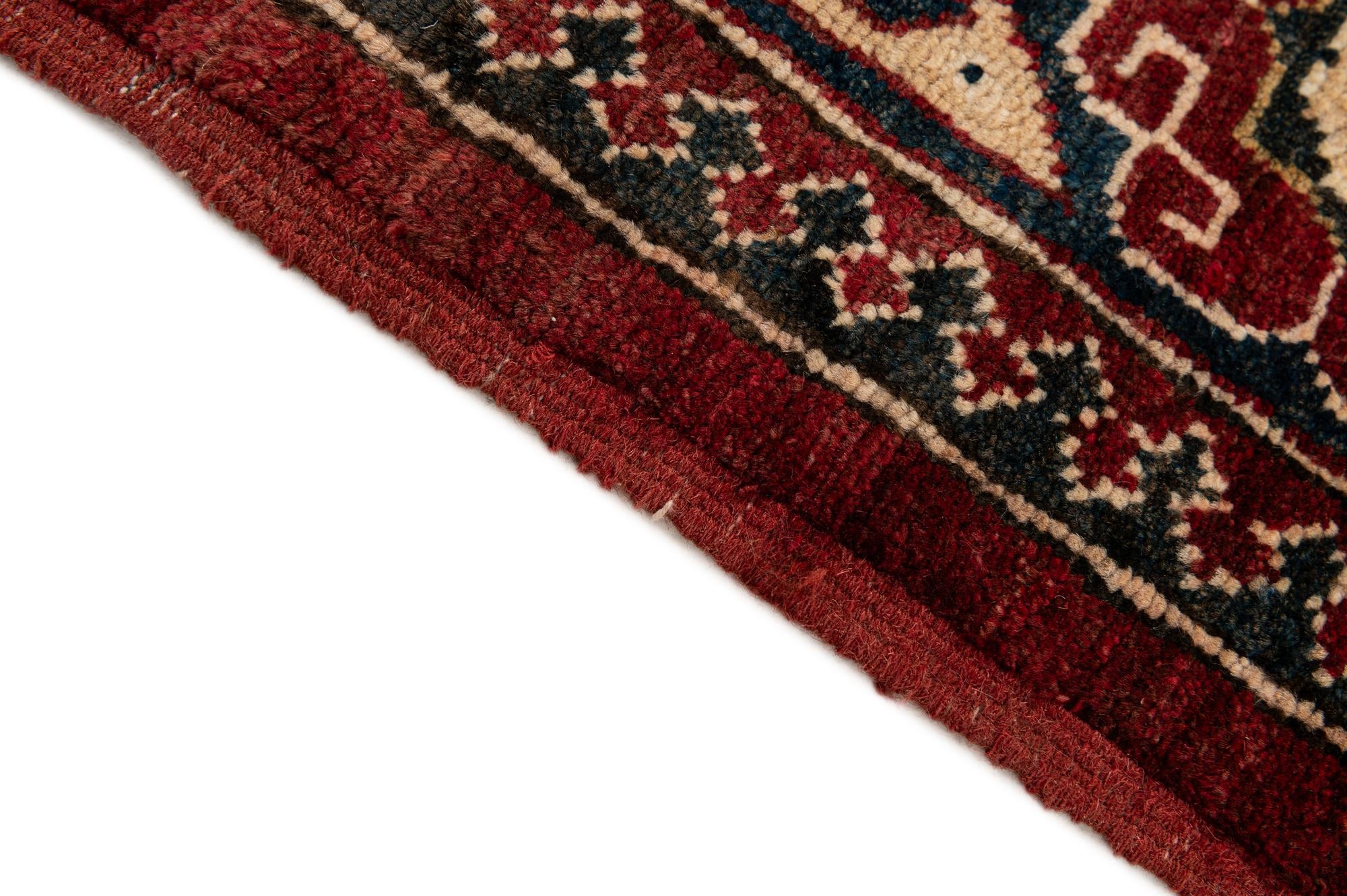 6' 9 x 10' 3 Hand Knotted Kazak Wool Rug