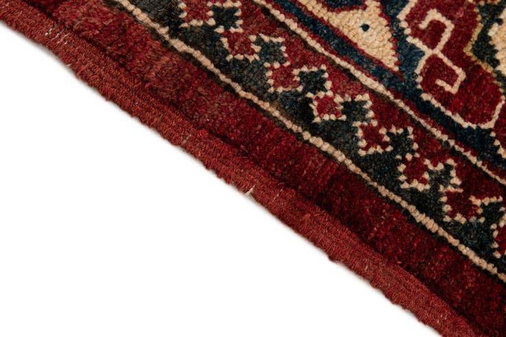 Detail image of 6' 9 x 10' 3 Hand Knotted Kazak Wool Rug
