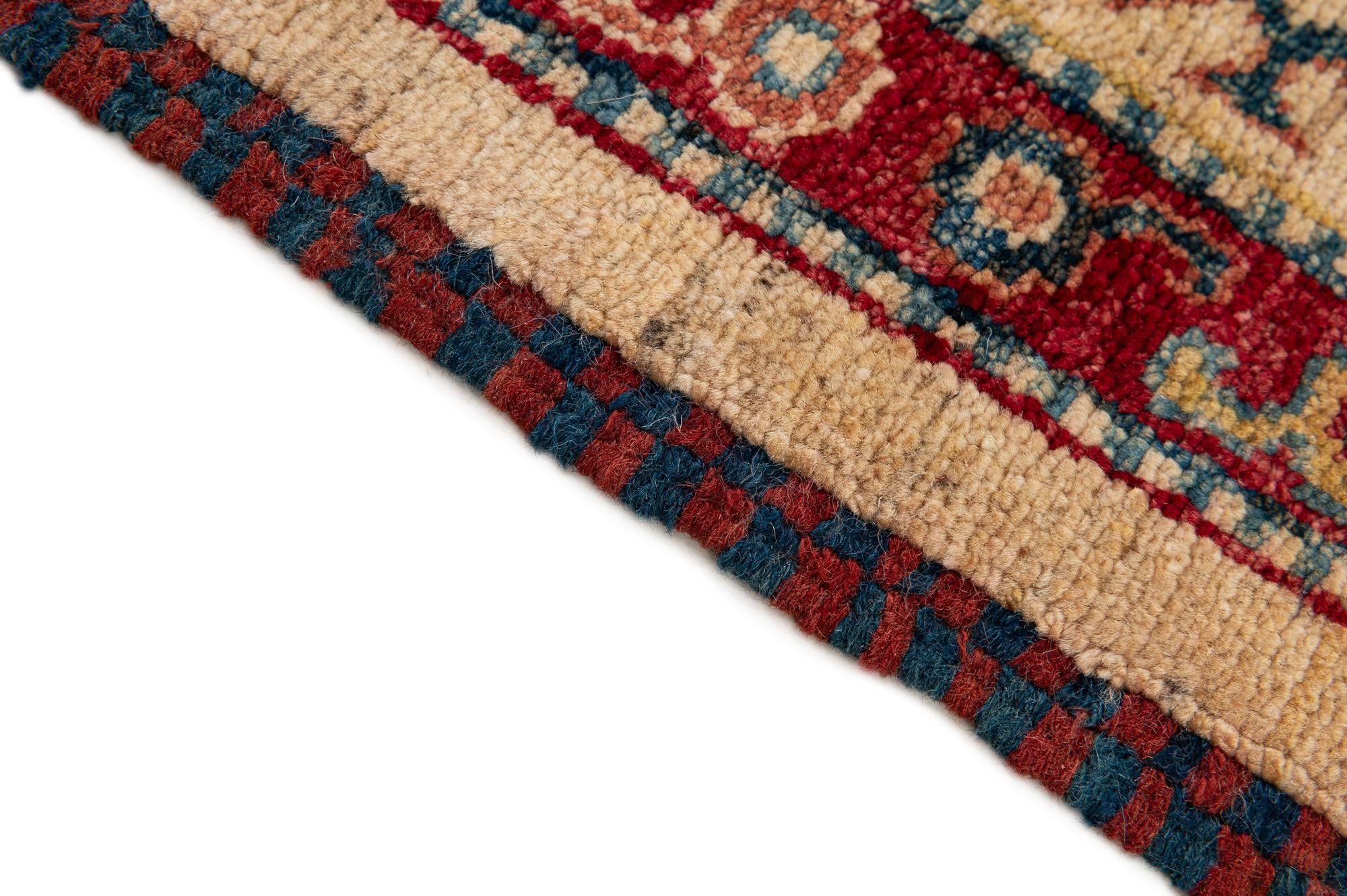 6' 6 x 10' 3 Hand Knotted Kazak Wool Rug