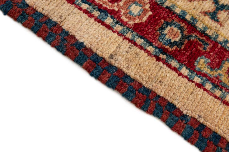 Detail image of 6' 6 x 10' 3 Hand Knotted Kazak Wool Rug