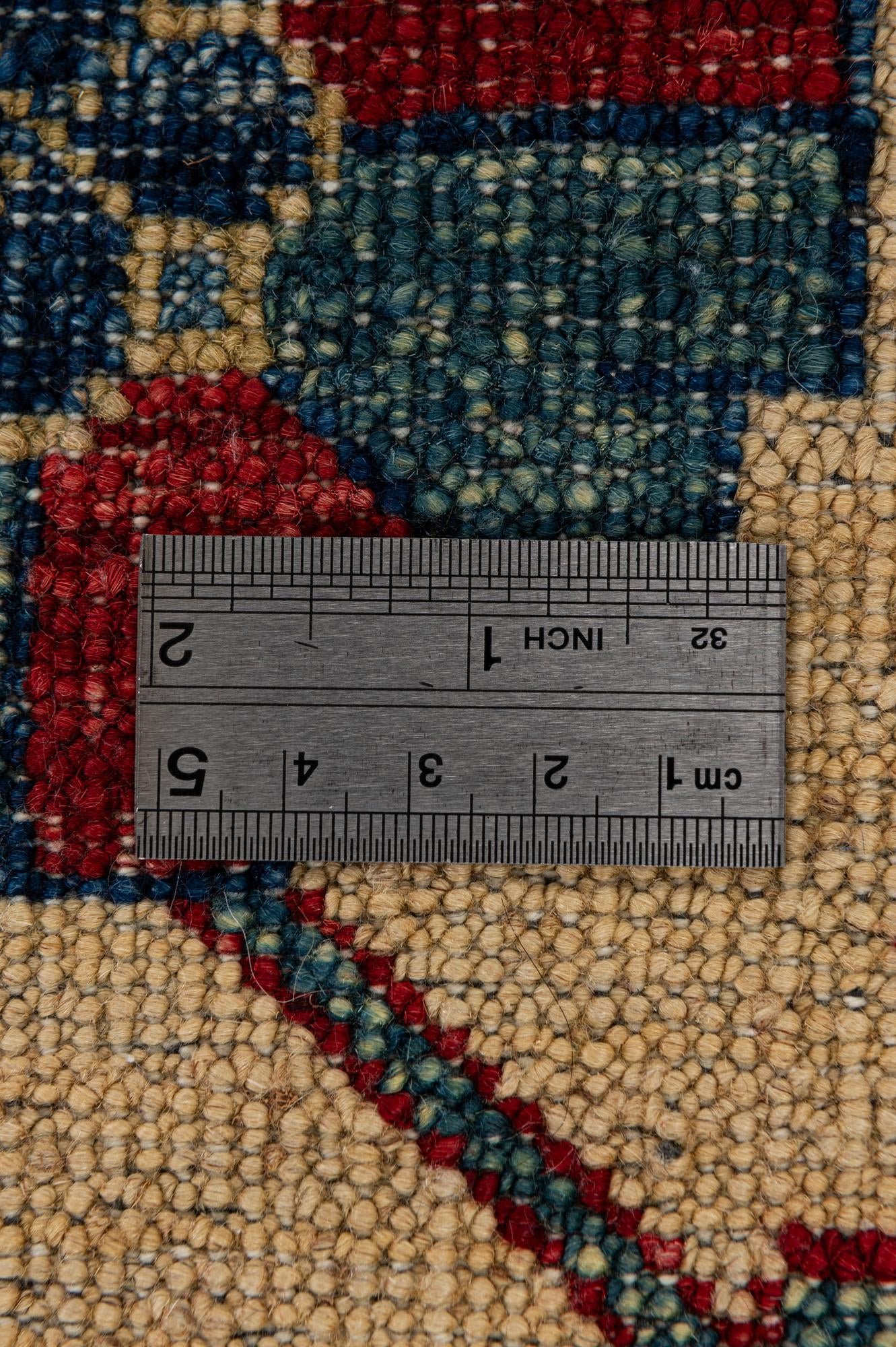6' 11 x 9' 11 Hand Knotted Kazak Wool Rug