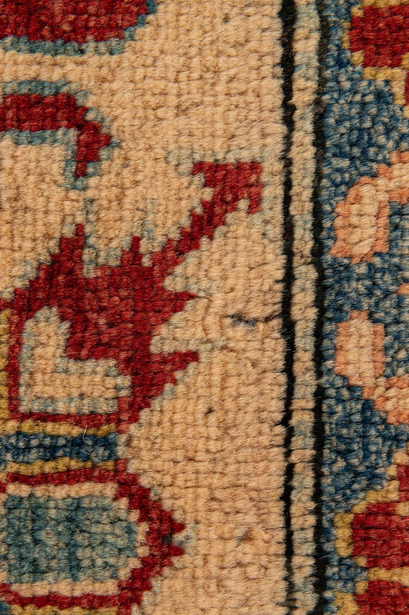 7' 5 x 11' 11 Hand Knotted Kazak Wool Rug
