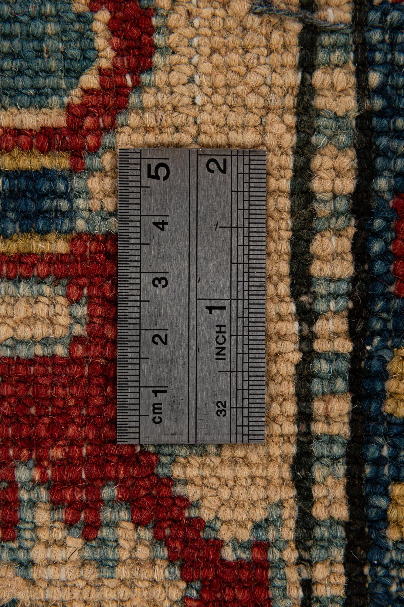 7' 5 x 11' 11 Hand Knotted Kazak Wool Rug