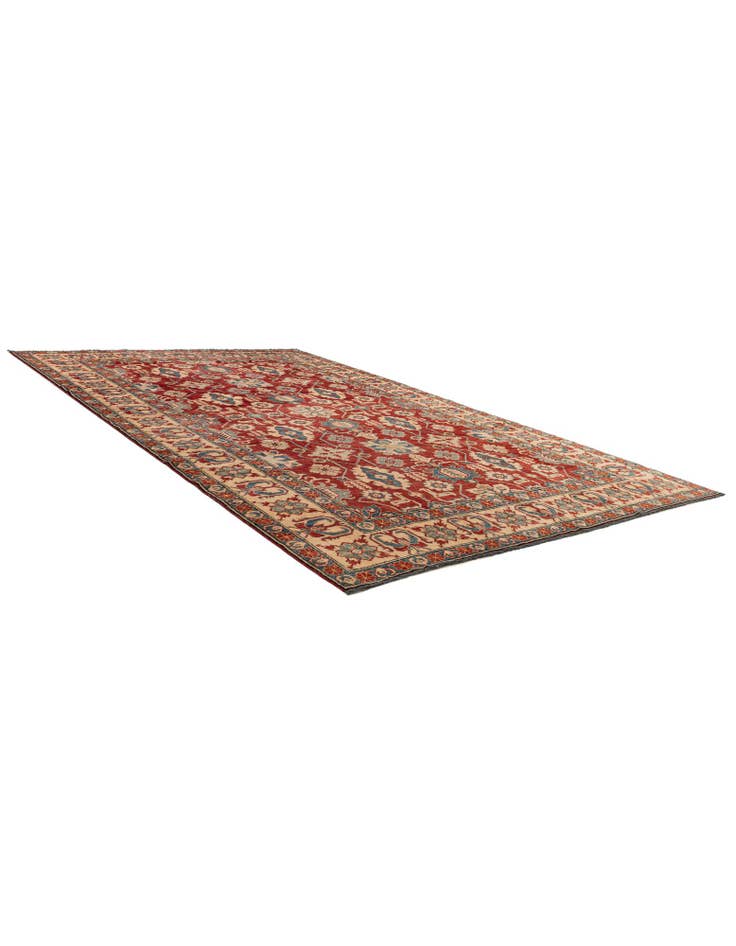 Detail image of 7' 5 x 11' 11 Hand Knotted Kazak Wool Rug