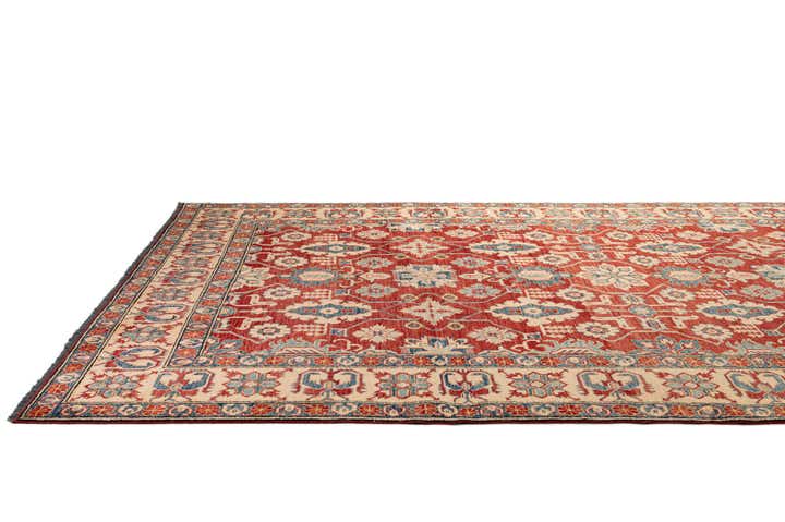 7' 5 x 11' 11 Hand Knotted Kazak Wool Rug
