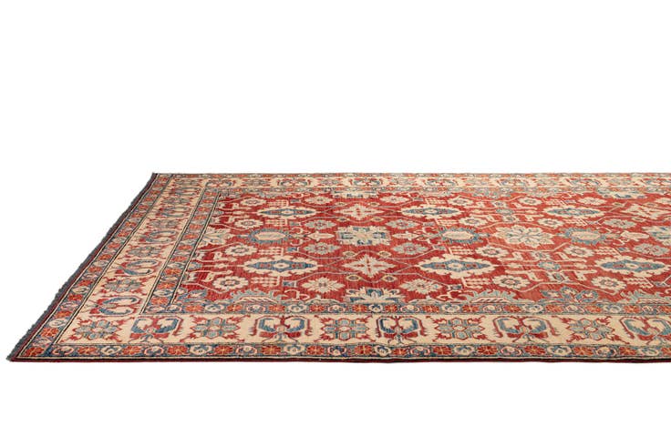 Detail image of 7' 5 x 11' 11 Hand Knotted Kazak Wool Rug